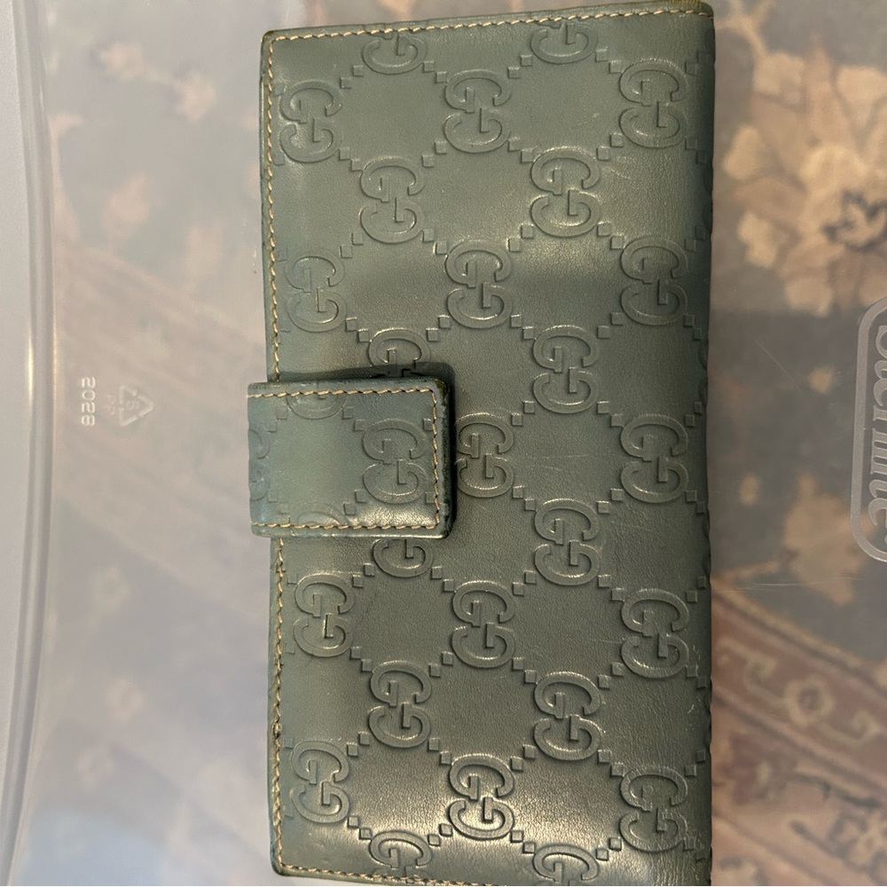 Gucci Baby Blue Billfold